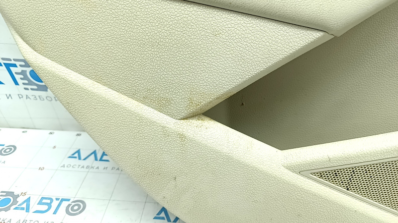 Door trim card rear left VW Passat b8 16-19 USA beige with beige insert leather, armrest leather, molding graphite, for cleaning