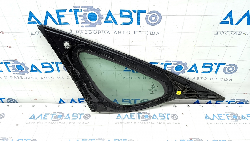 Rear right fixed glass window for Honda Accord 18-22 chrome