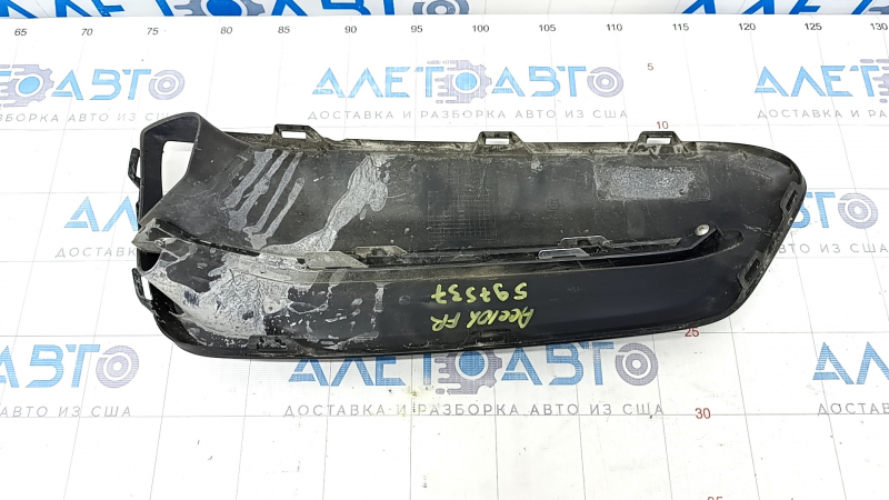 Bumper grille right Honda Accord 18-22 hybrid, without fog lights, sand