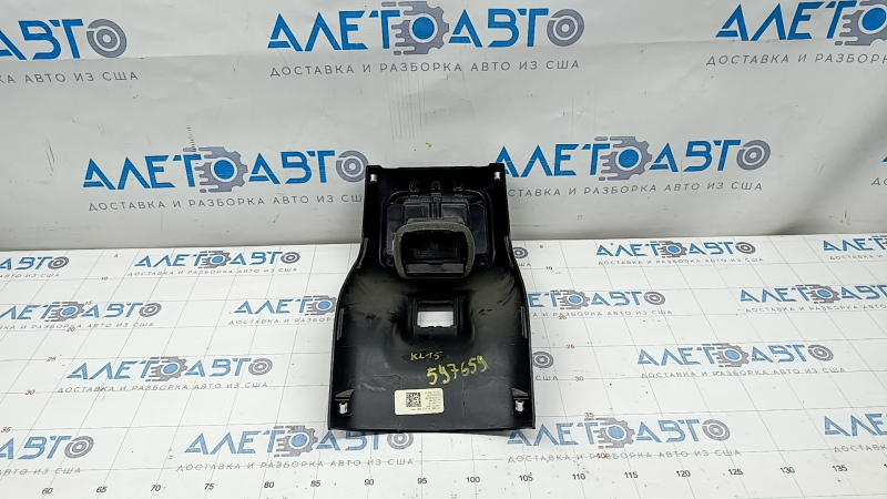 Center console trim with air duct Jeep Cherokee KL 14-18 black, scratches