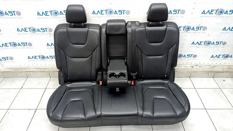 Rear row of seats 2 row Ford Edge 15 - leather black, perforation, electric, Titanium, heating, scratch
