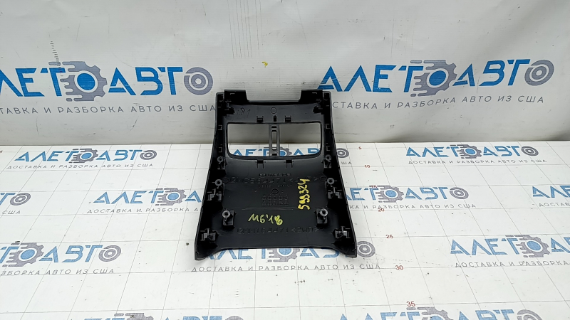 Center console trim rear Mazda 6 16-17 usa black, under deflectors, scratches