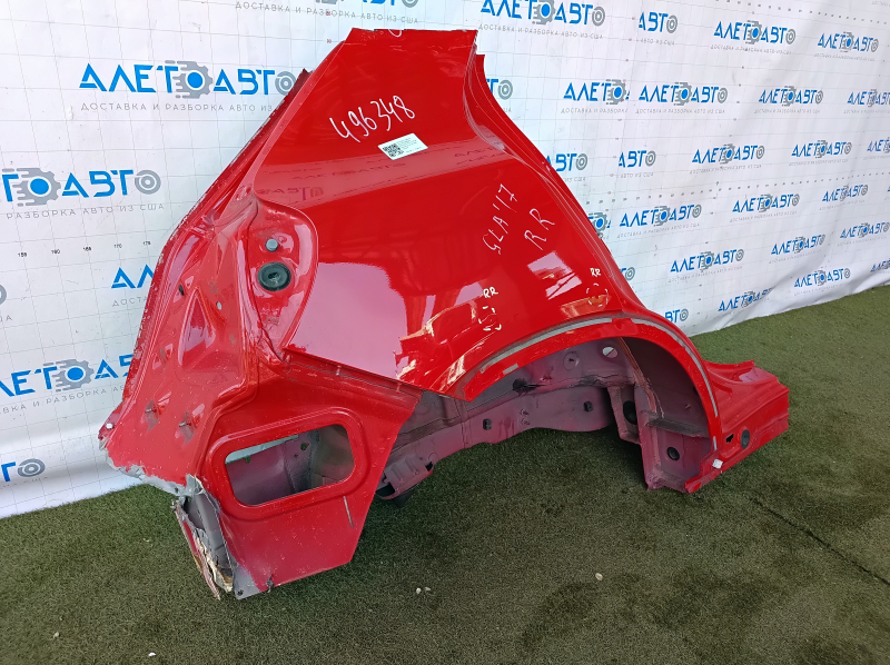 Quarter wing rear right Mercedes GLA 15-20 red, pokes