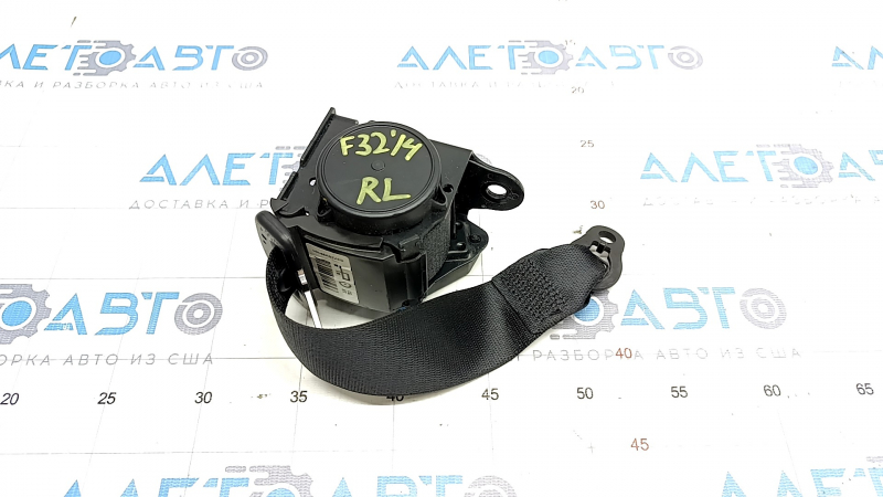 Seat belt rear left BMW 4 F32/36 14-20 Coupe, Gran Coupe, black