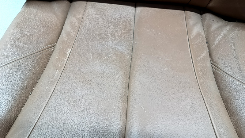 Driver's seat BMW 4 F32 14-20 Coupe with airbag, electric, heated, memory, brown leather, faded plastic, scratches