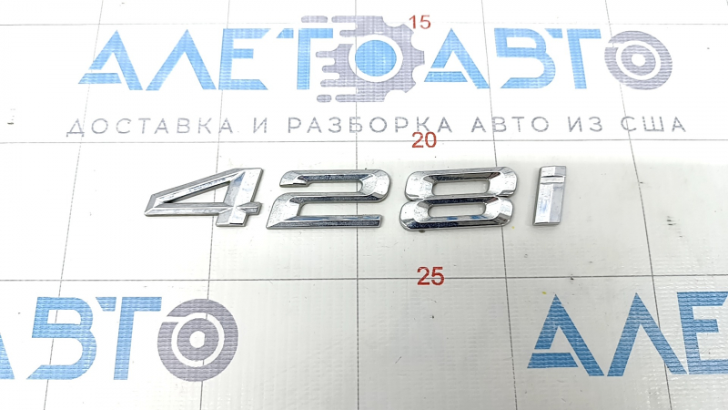 Emblem inscription 428i trunk door BMW 4 F36 15-20 Gran Coupe