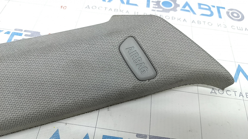 Rear pillar trim in front of the window, upper left BMW 4 F36 15-20 Gran Coupe, gray EVERESTGRAU, for cleaning