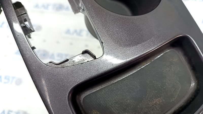 Overlay on the center console cup holder Chevrolet Malibu 16 - graphite, scratches, breakage of the fastener
