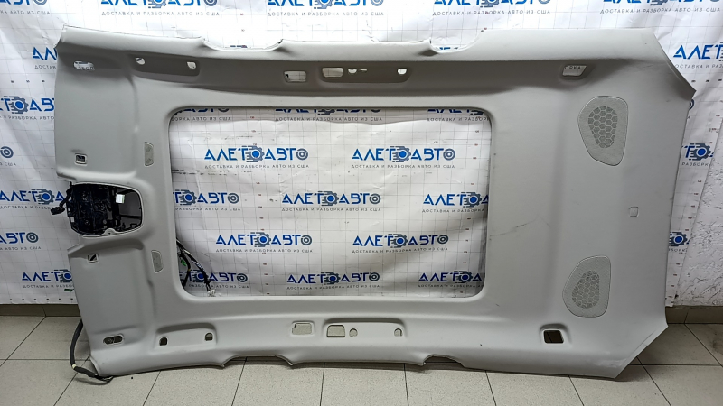 Volvo V90 17-22 usa headlining for panoramic, gray, needs cleaning, wiring cut, peeled off