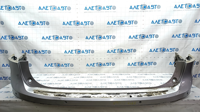 Rear bare bumper Volvo V90 17-21 usa T5, T6 for parking sensors, silver, for repainting