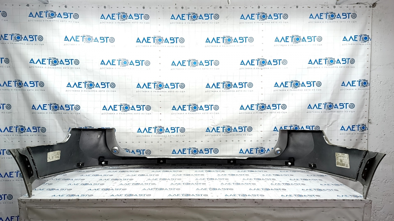 Rear bare bumper Volvo V90 17-21 usa T5, T6 for parking sensors, silver, for repainting
