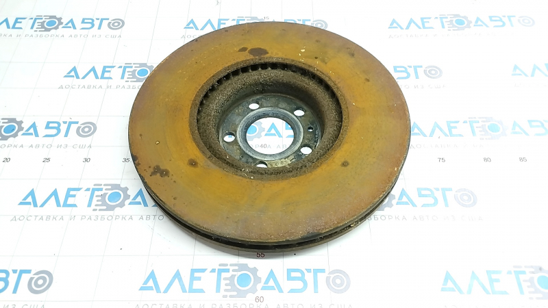Front right brake disc Volvo V90 17-22 usa 345/30mm rusty