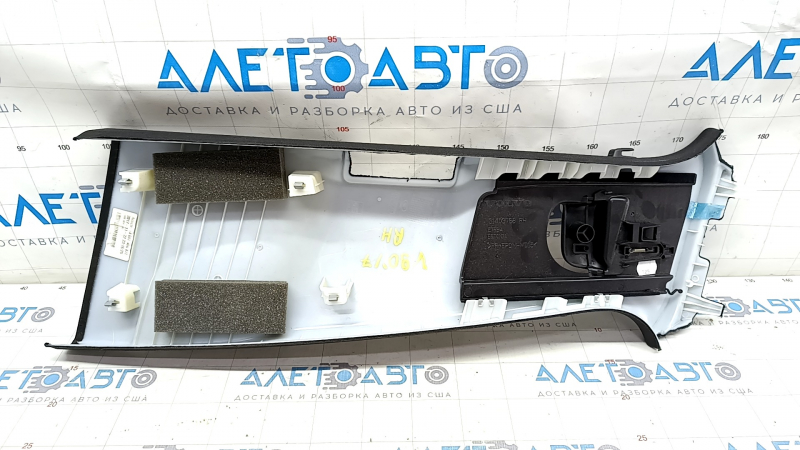 Center pillar trim upper belt right Volvo V90 17-22 usa black