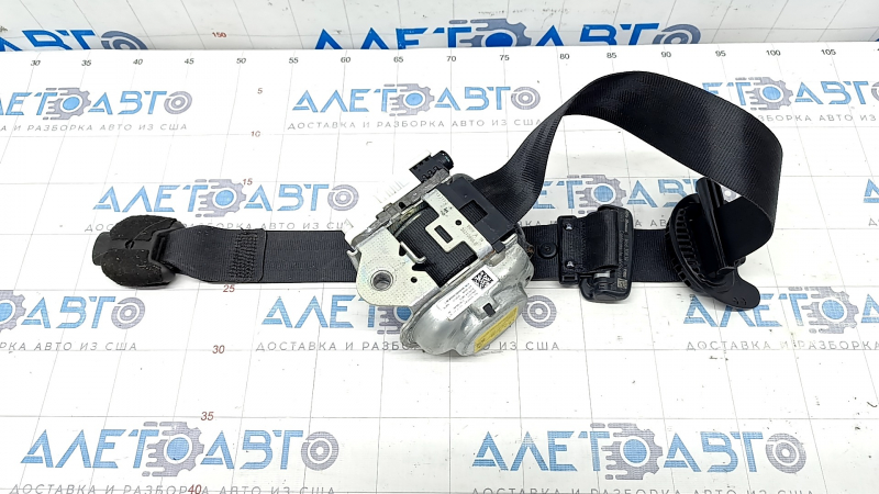 Passenger seat belt without tensioner Alfa Romeo Stelvio 18- black, dry cleanable