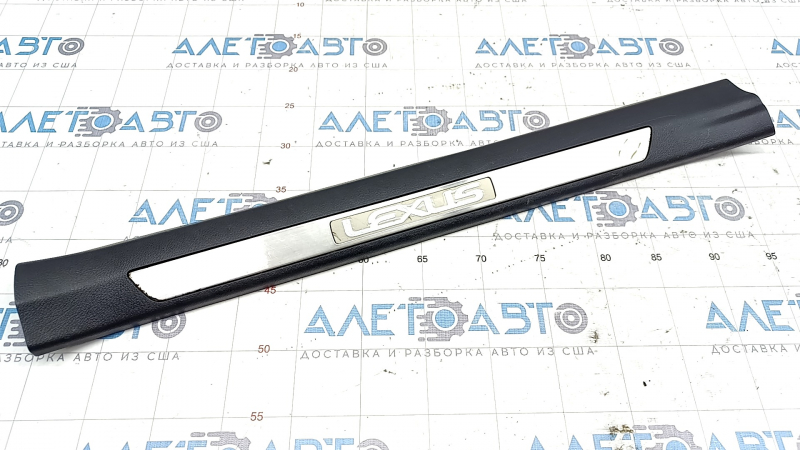 Door sill trim front left Lexus NX200t NX300 NX300h 15-21 black, chrome, scratches, bumps on chrome