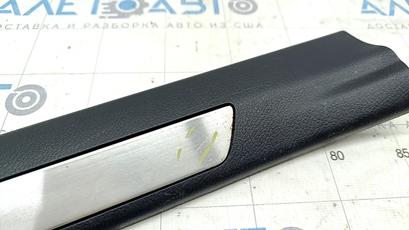 Door sill trim front left Lexus NX200t NX300 NX300h 15-21 black, chrome, scratches, bumps on chrome