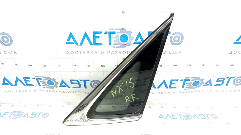 Rear right blind glass window Lexus NX200t NX300 NX300h 15-21 chrome