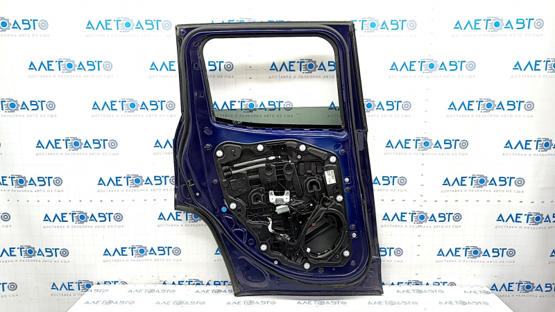 Door assembly rear left Jeep Renegade 15- blue 888, tinted, butt