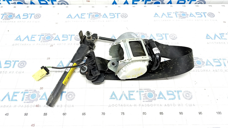 Driver's seat belt with tensioner Jeep Renegade 15- black, dry cleanable