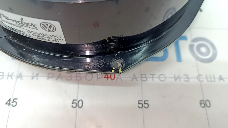 Front left door speaker VW Tiguan 09-17 FENDER, cracks in mounts