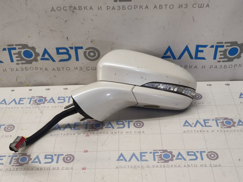 Side mirror left Ford Fusion mk5 13-20 14 pins, BSM, auto-dimming, turn signal, heating, backlight, white