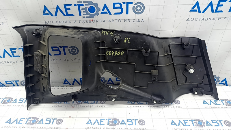 Rear Trunk Pillar Cover Left Jeep Renegade 15 - Black, Without Belt Cap, Abrasion