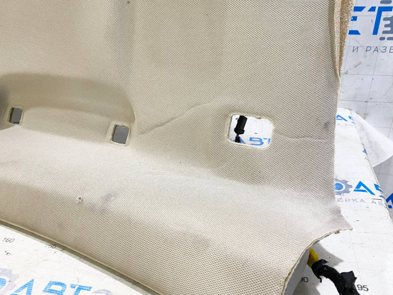 Ford Fusion mk5 17-17 ceiling trim gray without sunroof, needs cleaning, fabric peeled off, tears, creases