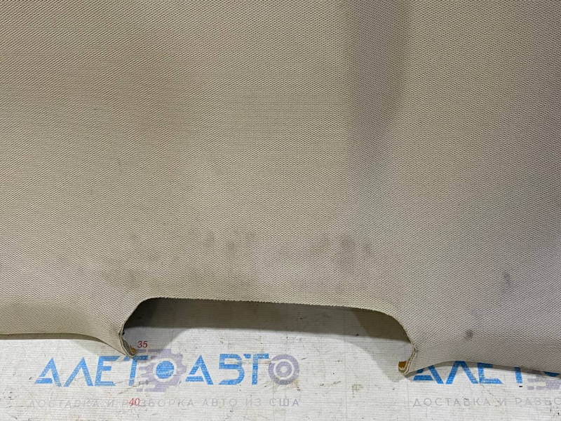 Ford Fusion mk5 17-17 ceiling trim gray without sunroof, needs cleaning, fabric peeled off, tears, creases