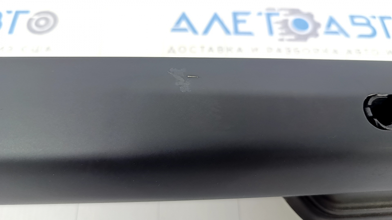 Longitudinal roof rail left Jeep Renegade 15 - black, without plugs, broken plug fasteners, scratches