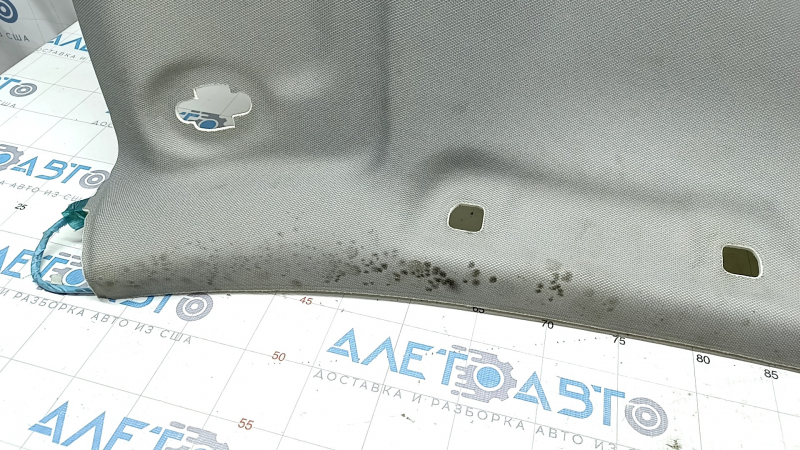 Toyota Camry v55 15-17 usa headliner without sunroof gray, needs cleaning, wiring cut, burnt