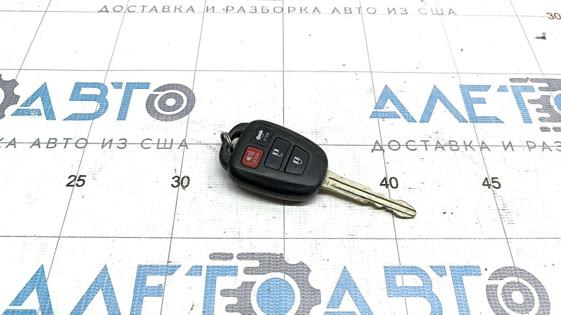 Key Toyota Camry v55 15-17 usa 4 buttons, worn
