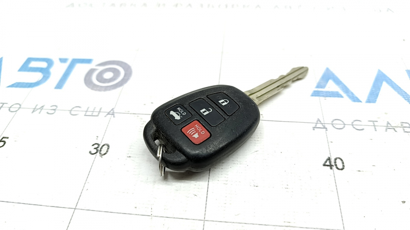 Key Toyota Camry v55 15-17 usa 4 buttons, worn