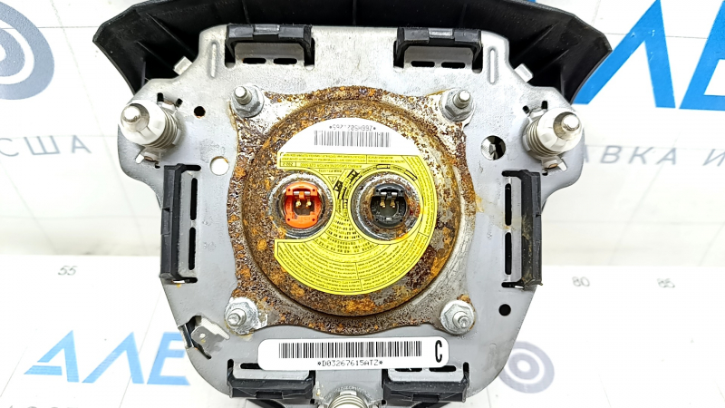 Airbag in steering wheel driver Toyota Camry v55 15-17 usa, rusty pyropatron