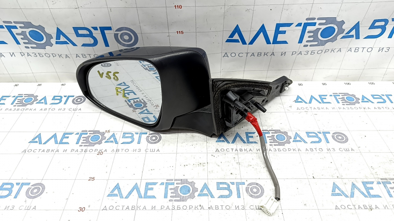 Side mirror left Toyota Camry v55 15-17 5 pins, heated, blue, scratches