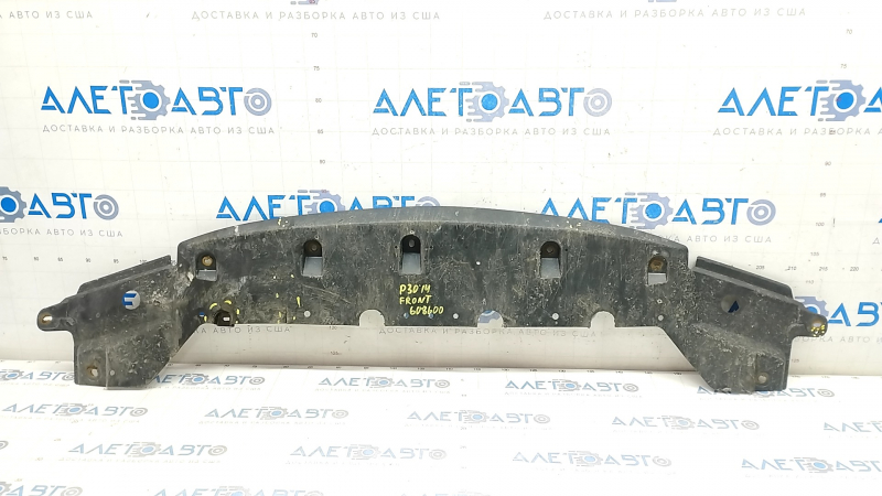 Front bumper protection Toyota Prius 30 13-15 rest, worn, cracks, breaks, non-factory hole