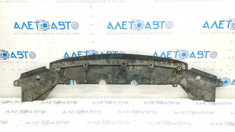 Front bumper protection Toyota Prius 30 13-15 rest, worn, cracks, breaks, non-factory hole