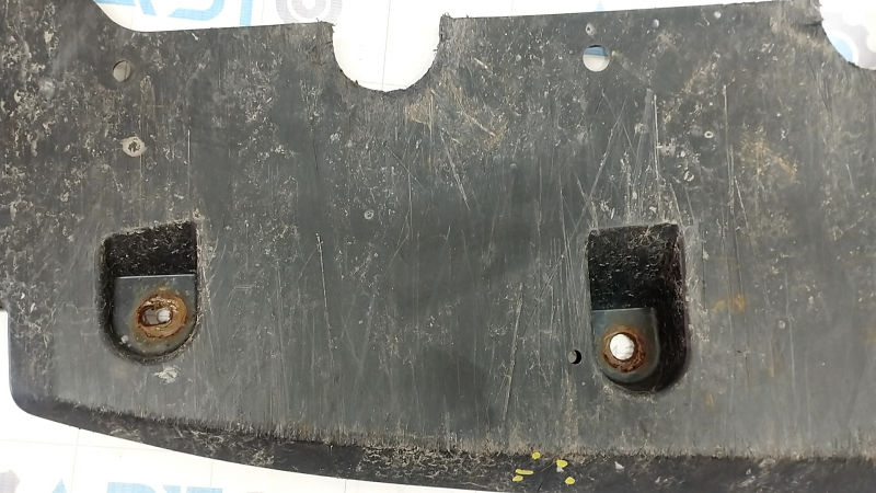 Front bumper protection Toyota Prius 30 13-15 rest, worn, cracks, breaks, non-factory hole
