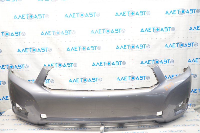 Front bumper bare Toyota Highlander 08-10 gray 9AG, scratches, bumps, scuffs