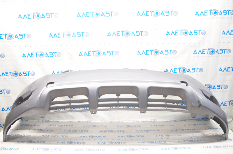 Front bumper bare Toyota Highlander 08-10 gray 9AG, scratches, bumps, scuffs