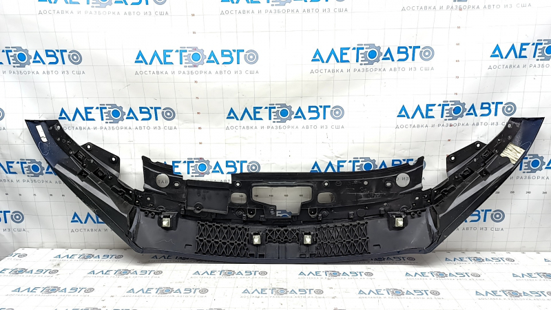 Upper radiator grille trim assembly Mazda 3 19-4d without camera, Japan built, pokes