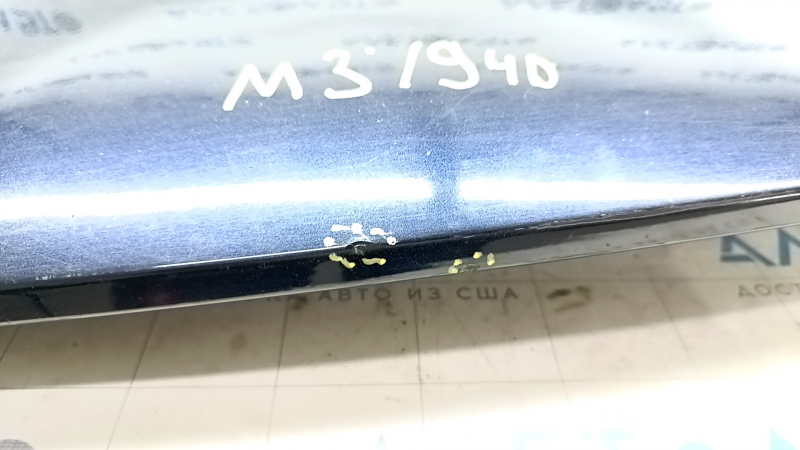 Upper radiator grille trim assembly Mazda 3 19-4d without camera, Japan built, pokes