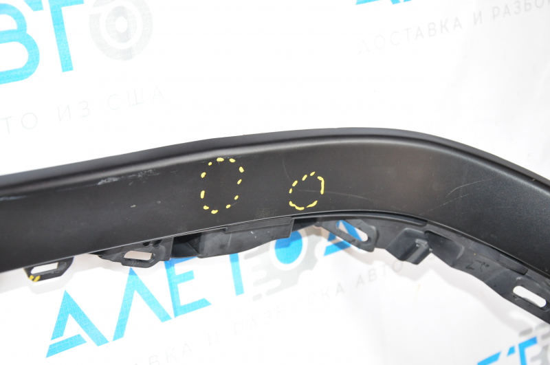 Door opening trim rear left rear Tesla Model X 16-21 black, broken fastening, dents