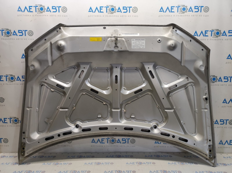 Mitsubishi Outlander Sport ASX 10 bare hood - silver U04, steel, bent corners, bumpers