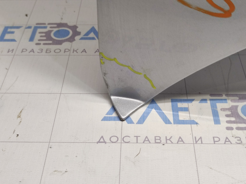 Mitsubishi Outlander Sport ASX 10 bare hood - silver U04, steel, bent corners, bumpers