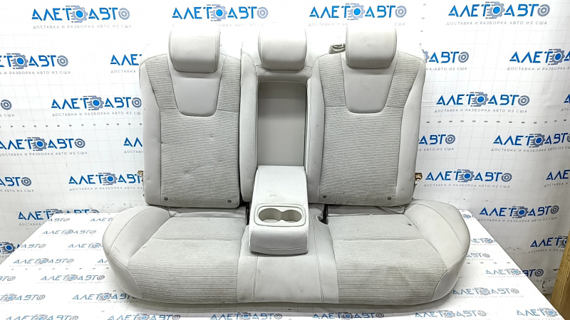 Rear row of seats 2nd row Honda Insight 19-22 cloth, gray, with armrest, dry-cleanable