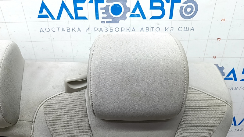 Rear row of seats 2nd row Honda Insight 19-22 cloth, gray, with armrest, dry-cleanable