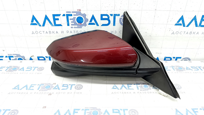 Side mirror right Honda Insight 19-22 10 pins, camera, heating, red, scratches