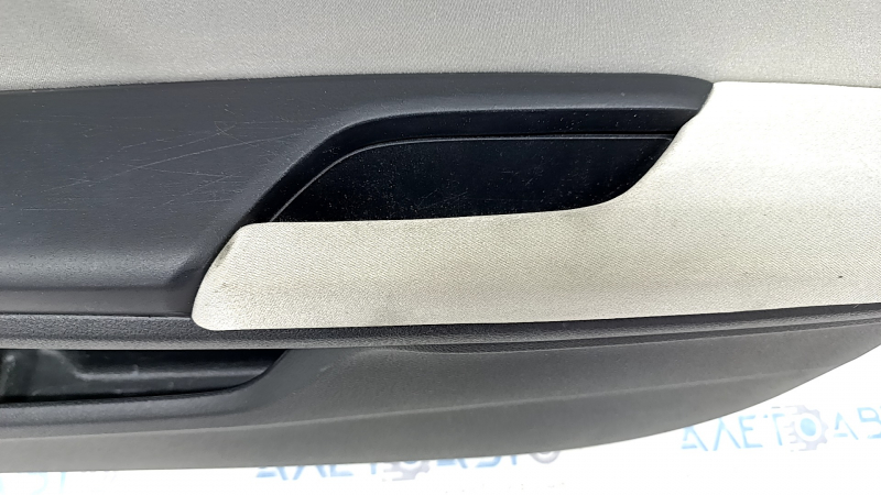 Door trim card front right Honda Insight 19-22 black, gray insert, armrest cloth, scratches, for cleaning