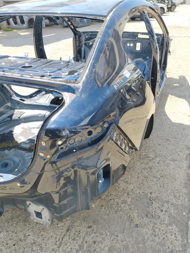 Quarter wing rear right Mazda 3 19- 4d, blue, on the body, bumps