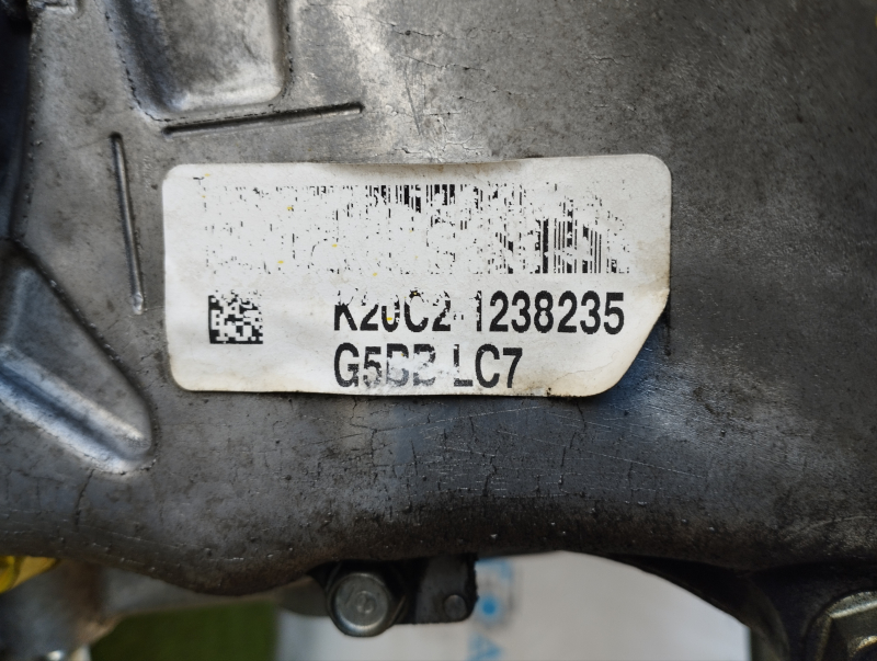 Engine Honda Civic X FC 16-21 K20C2 2.0 70k, 12-12-12-12